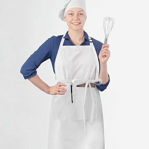 Custom Kitchen Apron Chef Cooking Aprons Housework Apron With Pocket - Product Image 2