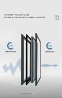 Fenêtre fixe en aluminium à pont thermique, double vitrage à faible émissivité rempli d'argon, insonorisée et économe en énergie pour salon – Fournisseur chinois