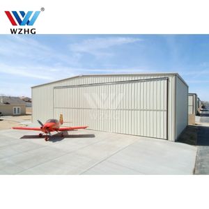 조립식 강철 구조 금속 창고 모듈식 저렴한 비행기 공항 항공기 격납고 - Product Image 5