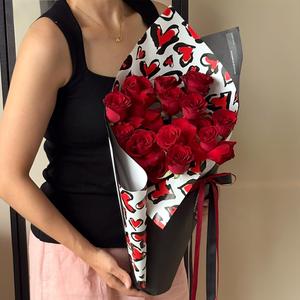 Leopard Print Flower Wrapping <strong>Paper</strong> for Valentine's Day Waterproof Flower Wrapping <strong>Paper</strong> for Bouquets and Flower Shops - Product Image 4