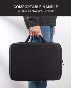 VUINO impermeável EVA Hard Shell Travel <span class=keywords><strong>Case</strong></span> para 14,1-17,5 polegadas portátil DVD Player & Laptop Sleeve Bag Preto - Product Image 5