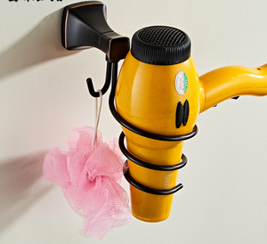 Set di 9 Accessori Moderni per <span class=keywords><strong>Bagno</strong></span> in Acciaio Inossidabile <span class=keywords><strong>Nero</strong></span> con Protezione Anticorrosione, Portasciugamani e Supporto a Parete - Product Image 4