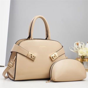 Conjunto de Dos Piezas Elegante y Moderno para <span class=keywords><strong>Mujer</strong></span>, Bolso de Mano con Cierre de Cremallera, Forro de Poliéster, Versátil e Informal - Product Image 1
