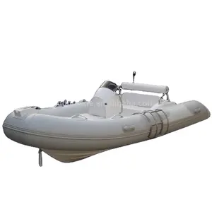 Factory Direct Sale China 420 RIB Hypalon Inflatable Boat with Center Console