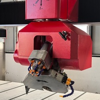 5-Achsen-Steinschneidemaschine mit Fräser, 29 kW Leistung, Spindelmontage, Hochwertige Rainbow CNC