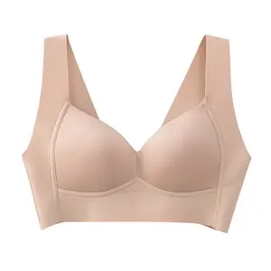 Reggiseno sportivo in seta di gelso tinta unita reggiseno senza ferretto