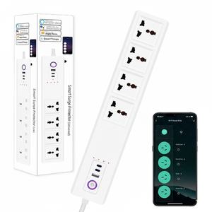 Enchufe Inteligente WiFi SLS con 4 Tomas Universales, <span class=keywords><strong>Cable</strong></span> de Extensión de 1.8m, 2 Puertos Tipo-C y 1 Puerto USB de Carga Rápida, <span class=keywords><strong>Protector</strong></span> Contra Sobretensiones - Product Image 3