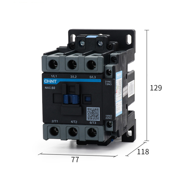 AC 220V Contactor Single Phase NXC- 50 06 09 18 25 32 CJX2-1210 6511CHNT Three Phase 380V24V
