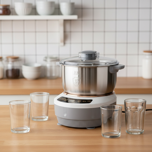 Nouvelle machine à pétrir électrique en acier inoxydable de 3,5L à 7L pour la pâte à pain et les gâteaux, outil de <span class=keywords><strong>boulanger</strong></span> domestique - Product Image 4