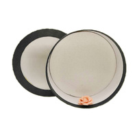 Boîte rigide de luxe imprimée par coutume recyclable avec les boîtes en carton rondes de couvercle transparent pour le gâteau de bougie de fleur