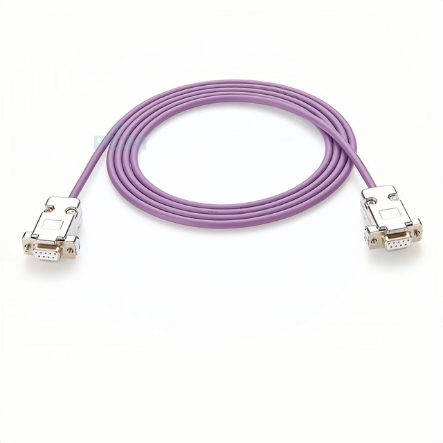 D-Sub 9-Pin CAN Bus Extension Cable With 120 Ohm Resistor, DB9 Female to Female High Flex Cable Used for Equipment Debugging