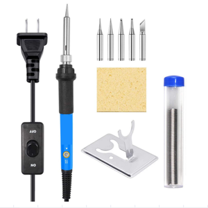 Bộ Dụng Cụ Hàn Sắt SSTS-SIS-0051A 60W 220V/110V, Điều Chỉnh Nhiệt Độ, Mỏ Hàn + Đầu Sắt 5Pc + Thiếc - Product Image 2