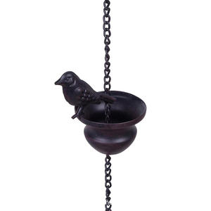 Hot verkopende vogel dieren ijzeren windgong tuin decoratie binnenplaats hanger ambachten regenpijp ketting - Product Image 6