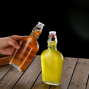Botellas de vidrio con tapa abatible de 8,5 oz, botella de elaboración de cerveza con tapa abatible para segunda fermentación, kéfir, <span class=keywords><strong>coquito</strong></span>, tapa hermética - Product Image 6