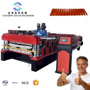 Equipo de Fabricación de Tejas de Doble Capa de Aleación Resistente a la Intemperie, Máquina de Prensado de Tejas de Doble Capa Totalmente Automática - Product Image 1