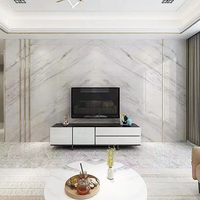 Azulejos de suelo de mármol blanco Guangxi y bañera blanco natural con vetas grises losa económica para encimeras de Villa