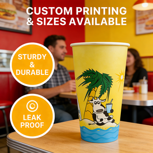 Vasos de Papel Desechables de Pared Simple de 12oz y 8oz para Llevar, Personalizados y de Venta Caliente de Wellons, para Cafeterías, Tiendas de Leche y Té - Product Image 2