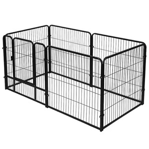 New 8 Panel 80*60cm Best seller high quality iron metal tube indoor large dog safety fences dog kennel crate for cage dog