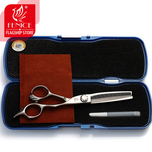 6 pulgadas profesional peluquero tijeras <span class=keywords><strong>de</strong></span> corte <span class=keywords><strong>de</strong></span> pelo adelgazamiento dientes tijeras conjunto - Product Image 6