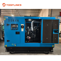 Générateur diesel silencieux triphasé de marque Engine Perkings Commins Weichai Sdec 50/60 Hz 50 kVA 40 kW Générateur d'urgence pour usage domestique