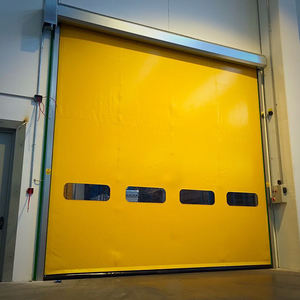 <span class=keywords><strong>Porte</strong></span> rapide industrielle en PVC à grande vitesse avec capteur airbag, structure à fermeture éclair, auto-réparante, pour salle blanche, design moderne - Product Image 1
