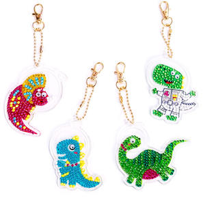 Porte-clés personnalisé avec peinture diamant, <span class=keywords><strong>livraison</strong></span> <span class=keywords><strong>rapide</strong></span>, fournitures pour bricolage, divers Styles, Support, personnalisation de diamants - Product Image 5