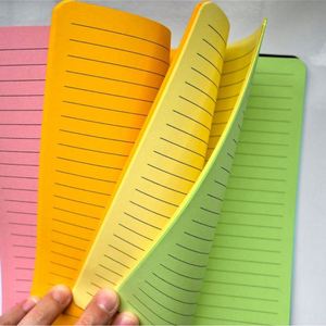B6 Spiral Notebook 100 Sheets 7 Color Rainbow PP Cover with Lined Pages Thickened Paper Office <b>Journal</b> Notebook - Product Image 3