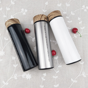 Xiaomi ChuFeng — bouteille d'eau en acier inoxydable, tasse thermique, flacon sous vide, avec infuseur à thé, couvercle en Grain de <span class=keywords><strong>bois</strong></span>, <span class=keywords><strong>Thermos</strong></span> - Product Image 3