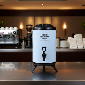 SOGA Distributeur de boissons isotherme 8L en acier inoxydable pour boissons chaudes et froides Blanc - Product Image 2