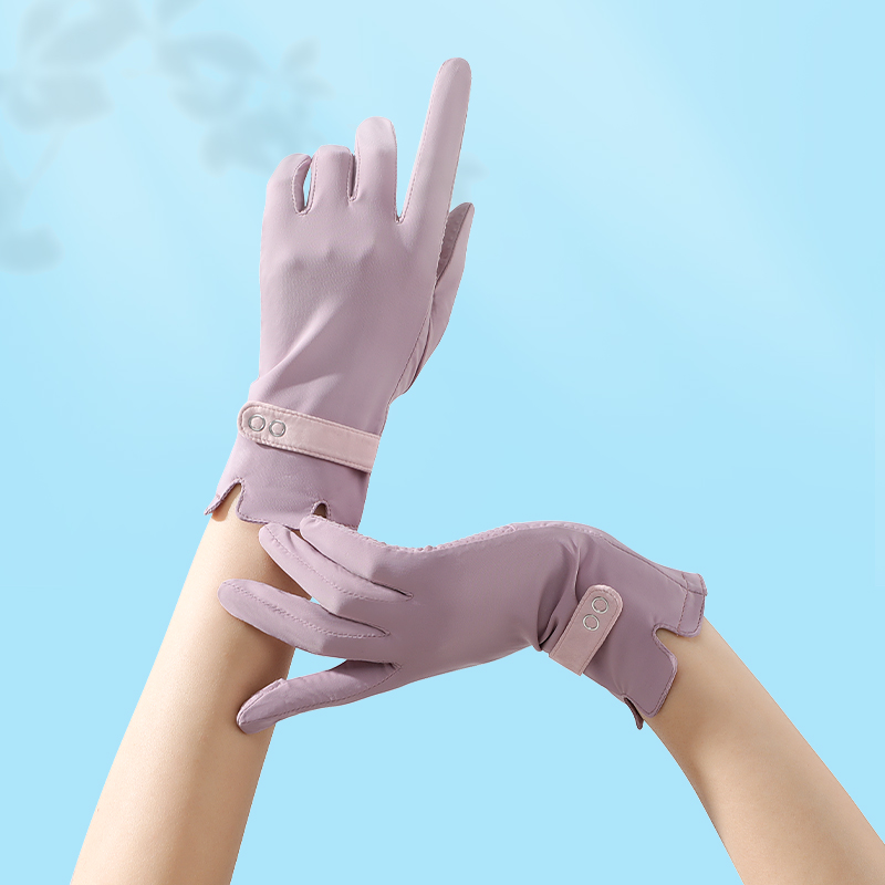 Дешевые охлаждающие Шелковые Тонкие женские летние солнцезащитные перчатки с защитой от УФ-лучей для езды на велосипеде