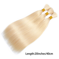 Lot(s) de Mèches Blanches 613 Brésiliennes Lisses, Cheveux Remy 100% Humains de 26 28 30 32 34 36 38 40 Pouces