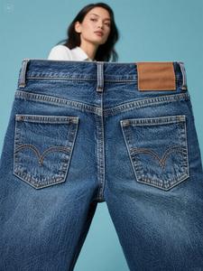 Printemps/été 2025 Pantalon en denim gaufré droit à la mode et élégant pour hommes pour PLAYMAX/REpSUN Denim - Product Image 6