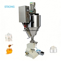 Machine de remplissage et d'agitation pneumatique chauffante pour beurre, miel, crème, shampoing, lotion, rouge à lèvres, fromage, savon, sauce, gel