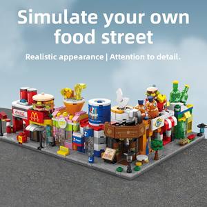 Bloques de Construcción Educativos City Street View, Bloques Pequeños, Venta Especial, Bloques Personalizados DIY, 118 Piezas, Juego de Construcción Mini de Plástico ABS - Product Image 4