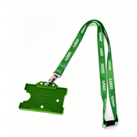 Lanyard Ramah Lingkungan dengan Cetak Sublimasi, Tali Gantungan ID Card Custom, Tempat Kartu ID Tenun, Lanyard Nilon Custom Print