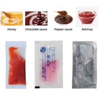 Pâte liquide grande qualité entièrement automatique rapide quantitative remplissage scellage machine d'emballage pour ketchup chocolat Sauce miel
