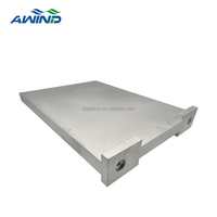 Plaques de refroidissement à eau pour batteries de cellules, plaque froide liquide en aluminium haute puissance personnalisée avec canal sur mesure