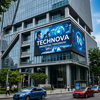 Pantalla LED de Aluminio Fundido a Presión Resistente a Altas Temperaturas, Impermeable, Fija, para Publicidad en Exteriores, para Campus y Espacios Públicos
