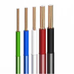 6awg 8awg 10awg 12awg Copper Core Pvc Insulated Electrical Cable Thhn/thwn/thw/tw Cable Wire