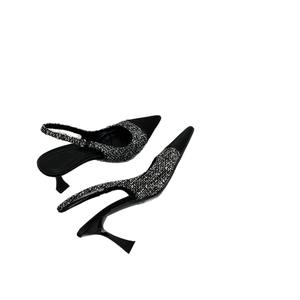 Plataformas con Tacón Alto para Mujer, Diseño de Cola de Pez, Estilo Slip-On, Parte Superior de PU, Suela de Goma, para Verano, 2026 - Product Image 4