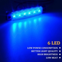 Éclairage intérieur LED, bande lumineuse de courtoisie marine, lumière de navigation pour pont et cockpit, étanche pour bateau de pêche, ponton, kayak, yacht