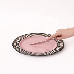 September Promotion Dark Brown Stone Patterned Kitchenware <b>Set</b> the Kitchenware <b>Set</b> Includes Tableware Ceramic and Coffee <b>Cups</b> - Product Image 1