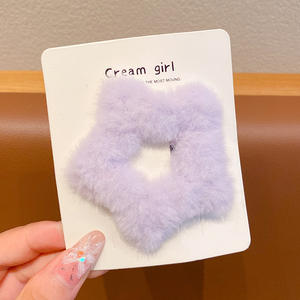 ปิ่นปักผมรูปดาวห้าแฉกสำหรับฤดูใบไม้ร่ว<span class=keywords><strong>ง</strong></span>ฤดูหนาวอุปกรณ์แต่งผมสุดน่ารักขนาด5ซม. สำหรับเด็กผู้หญิ<span class=keywords><strong>ง</strong></span>ขน<span class=keywords><strong>ฟู</strong></span>สีกาแฟหวานอะซิเตท - Product Image 6