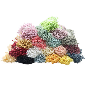 Étamines de <span class=keywords><strong>fleurs</strong></span> de <span class=keywords><strong>malt</strong></span> de couleur mate faites à la main artificielles bricolage accessoire de décoration de mariage et de festival de noël - Product Image 6