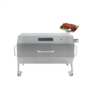 In Acciaio Inox Spiedo Girarrosto Maiale Arrosto Commercio All'ingrosso Arrosto Barbecue a Carbonella Barbecue a gas Grill Agnello Spiedo Girarrosto Girarrosto