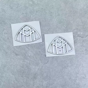 Pour <span class=keywords><strong>Mercedes</strong></span>-Benz Nouveau Maybach Emblème Classe S Badge arrière GLS480 Badge arrière Pilier C Badge latéral V260 Logo noir modifié Carrosserie - Product Image 3