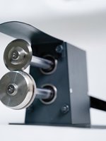 Machine de réparation pour la fabrication de chaussures avec 3 lames pour couper les semelles en plastique, EVA, cuir et caoutchouc – Machine manuelle de découpe de semelles