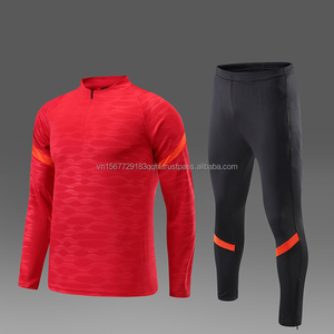 ชุดเสื้อฟุตบอลแบบซิปครึ่งตัว ระบายอากาศ ป้องกันรังสียูวี แห้งเร็ว สำหรับเด็กและผู้ใหญ่ พิมพ์ลายได้ตามต้องการ แขนยาว เหมาะสำหรับออกกำลังกายกลางแจ้ง - Product Image 3