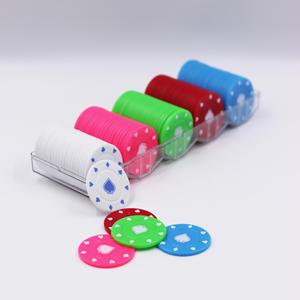 Jetons de poker Texas Hold'em personnalisés de 39 mm avec logo imprimé UV pour le mahjong et les jeux de société - Product Image 2