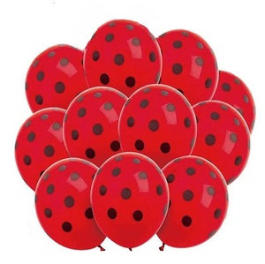 Set <span class=keywords><strong>di</strong></span> Palloncini in Lattice Nero e Rosso a Forma <span class=keywords><strong>di</strong></span> Coccinella, Stella e Cuore in Foil per Feste <span class=keywords><strong>di</strong></span> <span class=keywords><strong>Compleanno</strong></span> per Bambini - Product Image 3